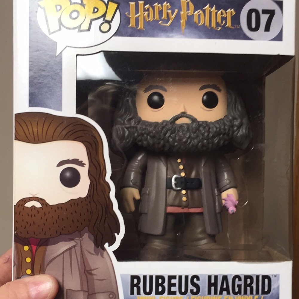 Harry Potter hagrid, albus,and Voldemort funko pop